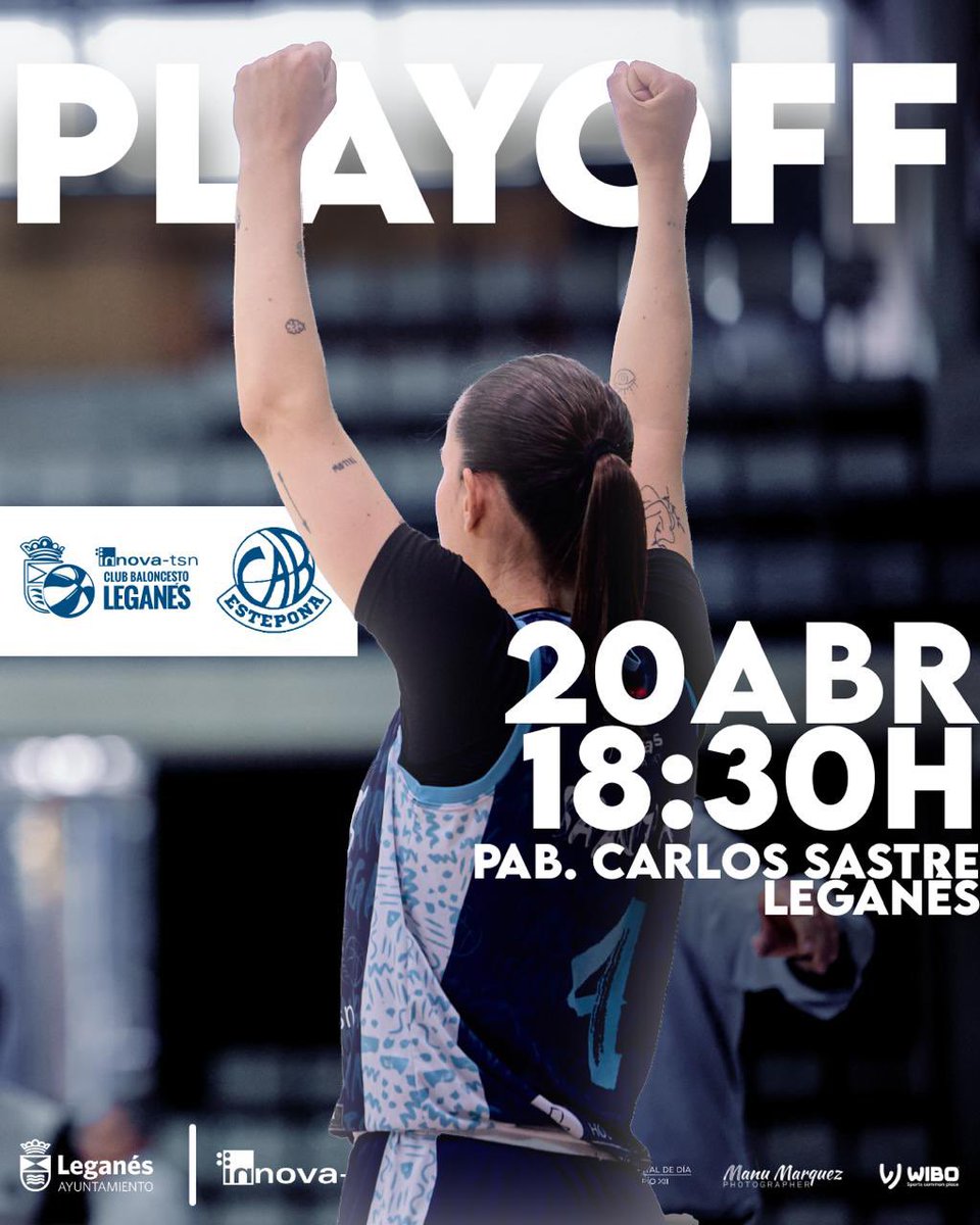 basketleganes's tweet photo. PlayOff | El primer duelo se juega en el Sastre. 

@innovatsn 🆚 @CABESTEPONA 

💳 ABONADO - reserva tu entrada enviando un mail a cbleganes@cbleganes.es hasta el miércoles. 
🎟️ ENTRADAS LIMITADAS - podrán adquirirse jueves y viernes

#ÚneteAlReto
#leganéserestú https://t.co/KEYbrawyXi