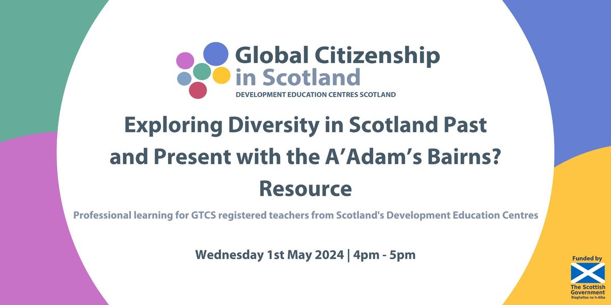 Join us to find out how our new resource A' Adams Bairns? can help you create a more inclusive and diverse curriculum. 

#ProfessionalLearning #GlobalCitizenship

Register here buff.ly/3TEGeLi