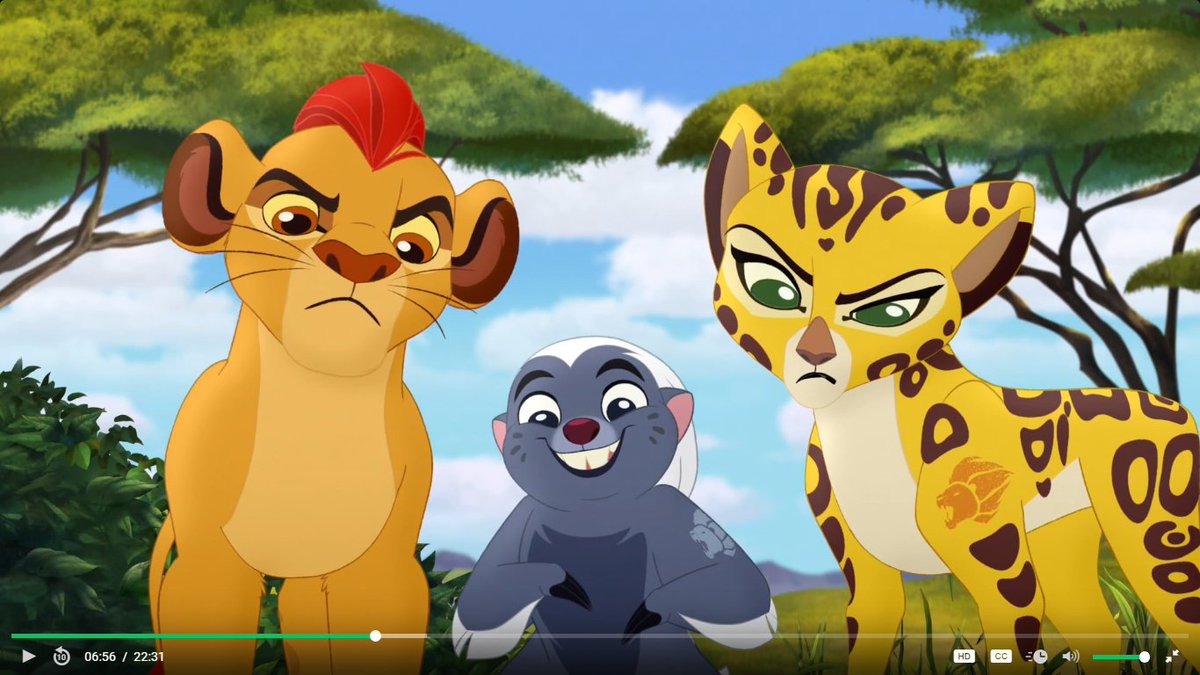 wathcing Lion Guard episodes rn, firstly 'The Call of the Drongo', and...

I gotta say, Kion and Fuli look very serious, while Bunga looks... Bunga. i imagine what caption fits the pic lol #TheLionKing #TheLionGuard