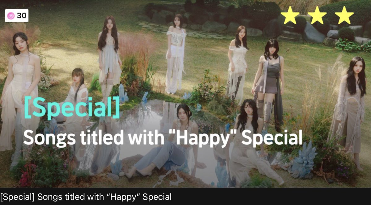 MubeatAnswers's tweet photo. MUBEAT QUIZ ANSWER : [SPECIAL] SONGS TITLED WITH “HAPPY” SPECIAL https://t.co/5wix7b8WGa