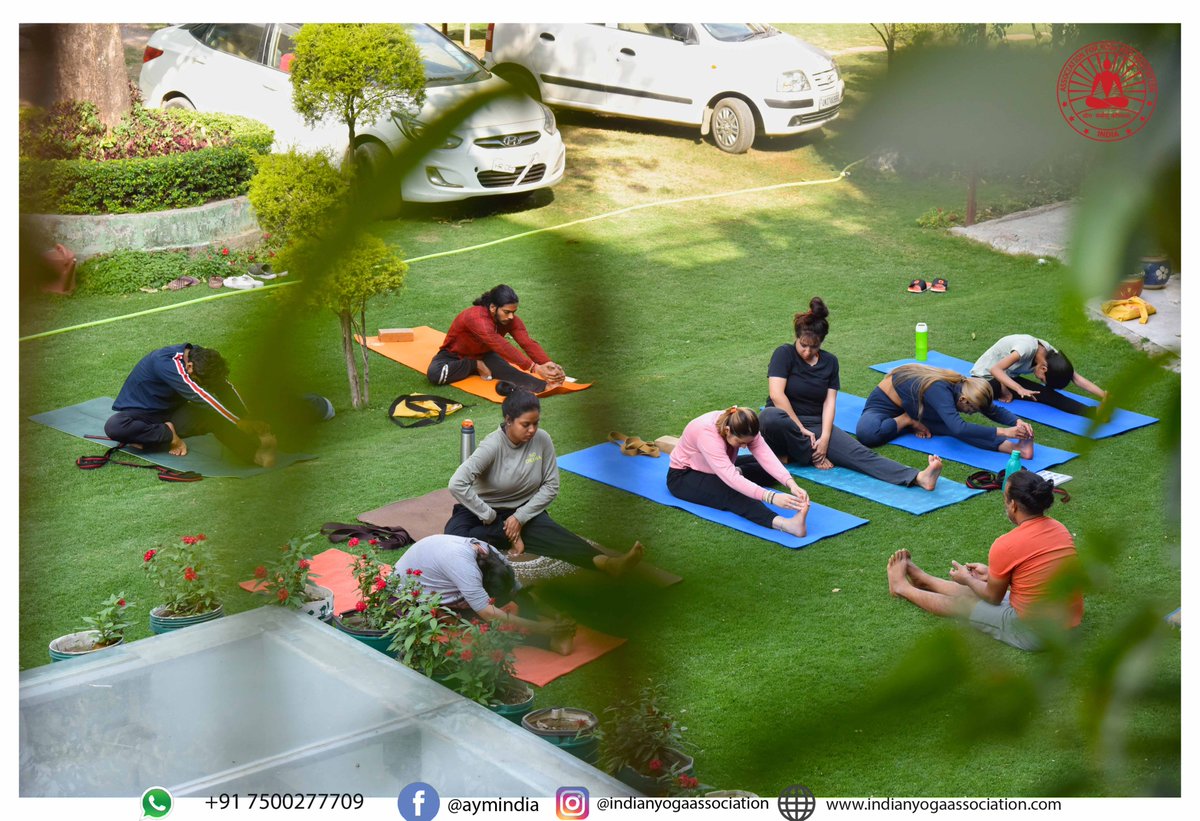 'Yoga is not just a practice, it's a pathway to health and joy. Let AYM Yoga School guide you on this amazing journey! 📷📷'  #mondaymorning #mondaymotivation #yogainspiration #outdooryoga #yogapracticedaily