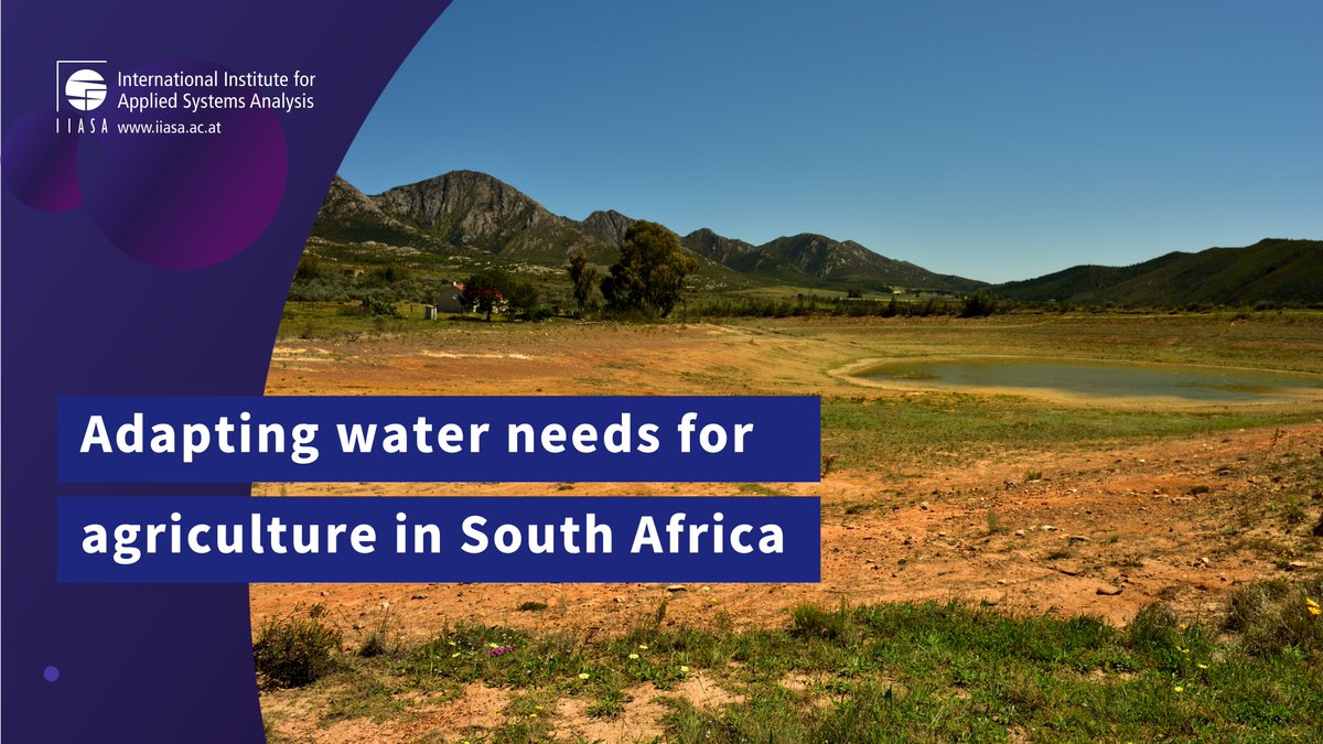 IIASAVienna's tweet photo. #OptionsMagazine: Water scarcity poses challenges for agriculture worldwide💧 IIASA researchers took a closer look at the intricate dynamics between sectors and decision makers in water resource management in South Africa 🇿🇦
➡️ https://t.co/Vid5WLYZ2g https://t.co/fjaj2mRiHQ