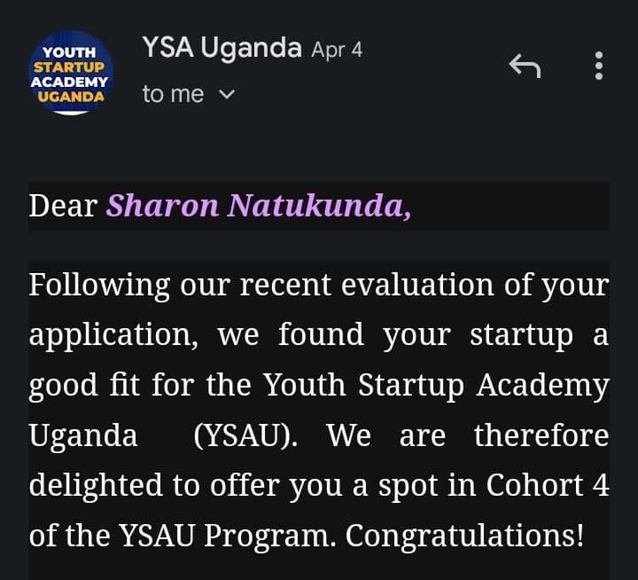 leanshan1's tweet image. My startup &apos;Green Homeland Enterprise&apos; has been selected for the Youth Startup Academy Uganda program in Cohort 4. 
Thank you YSAU for the opportunity.
#Hivecolab 
#Youthstartup
#Innovation