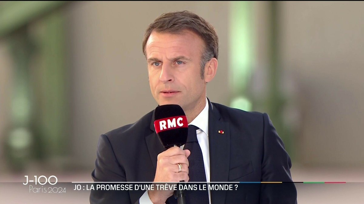 🔴 EN DIRECT Préavis de grève de la CGT pendant les JO: Macron espère une 'trêve olympique' l.bfmtv.com/Al8c