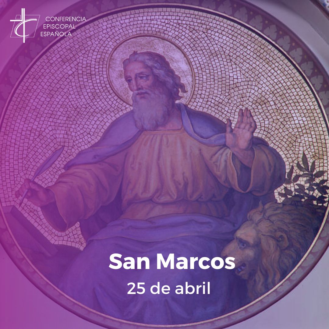 ✝️Hoy la #Iglesia celebra a #SanMarcos Marcos es considerado como “el taquígrafo” de San Pedro. Es patrón de los notarios, los vidrieros y los ópticos.