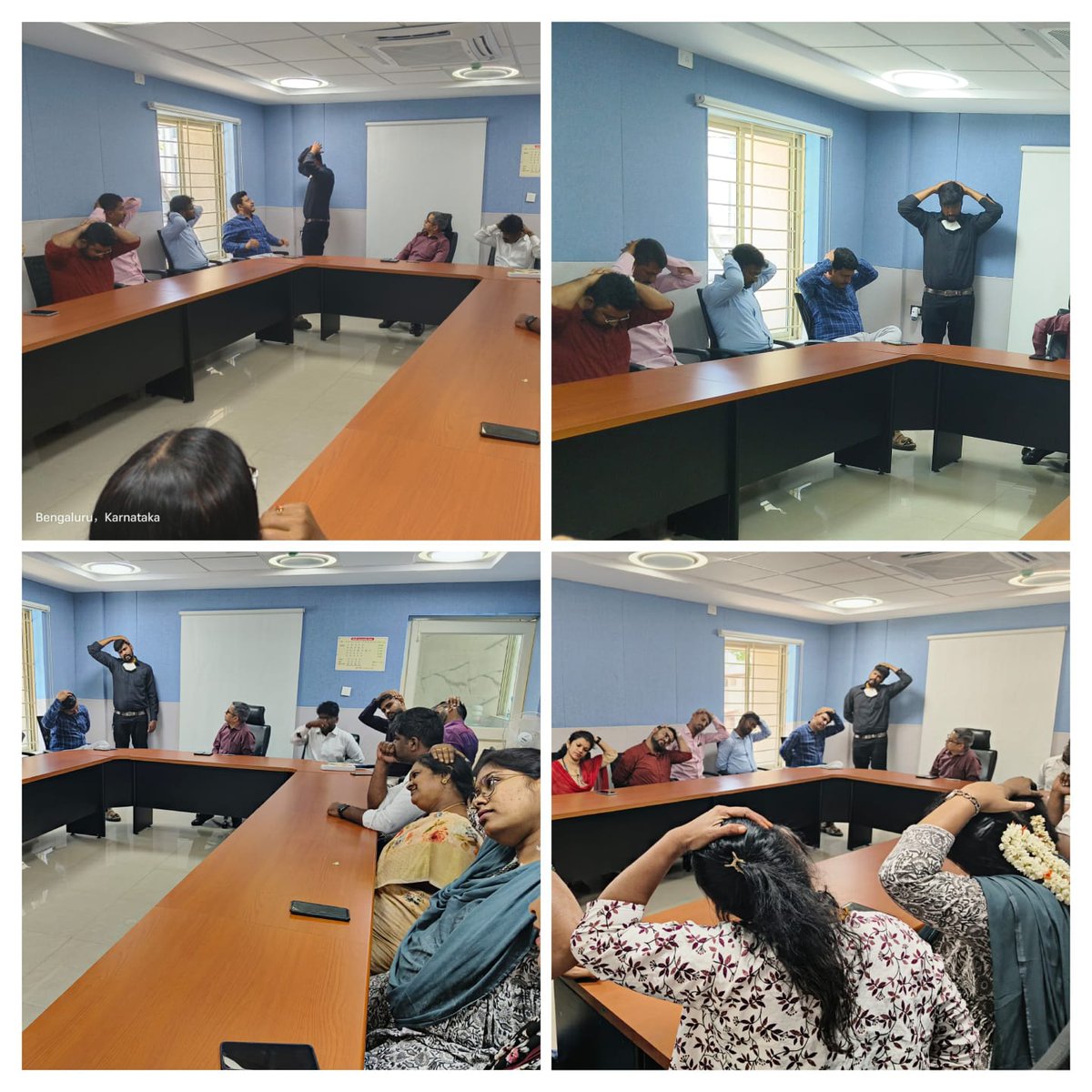 CRobangalore's tweet photo. In observance of #PublicSectorWeek, Physiotherapy-camp has been organized by M/s Apollo Hospital, Sheshadripuram at CWC, RO, Bangalore on 15-04-2024.
@cwc_warehouse 
@fooddeptgoi https://t.co/Qvics4cj5a