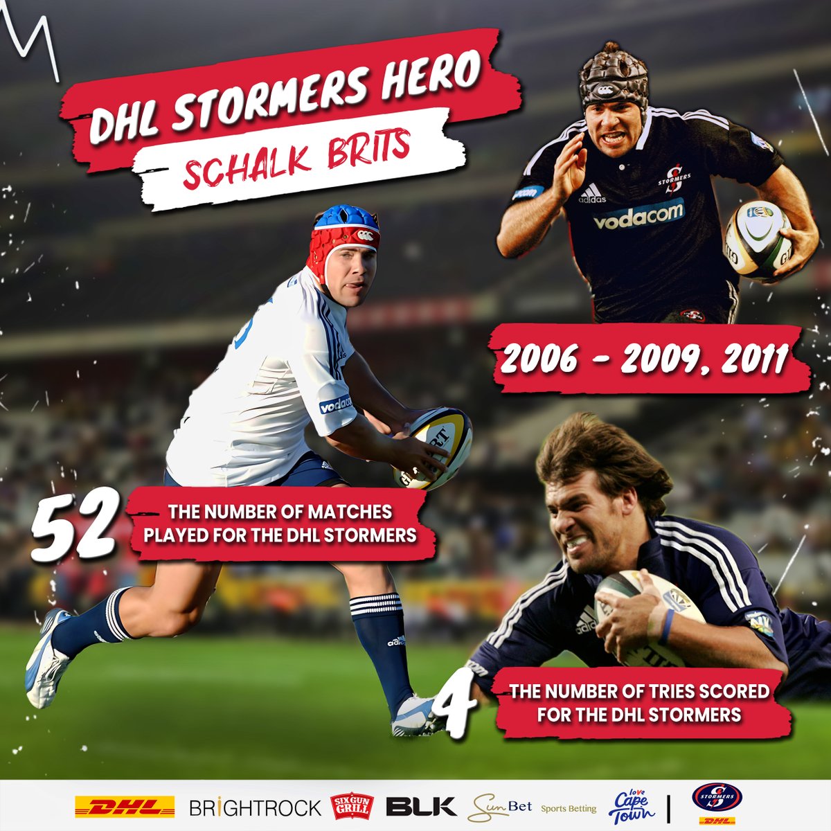 A player very much ahead of his time, the versatile Schalk Brits stood out as an X-factor forward for the DHL Stormers. #iamastormer #dhldelivers

thestormers.com/dhl-stormers-l…