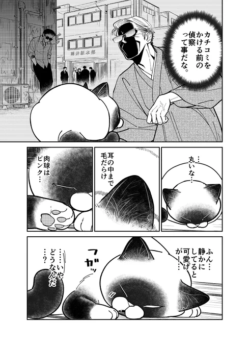 猫の寝相がぐちゃぐちゃで気になってしまう元極道の話。

(2/3)

#漫画が読めるハッシュタグ 