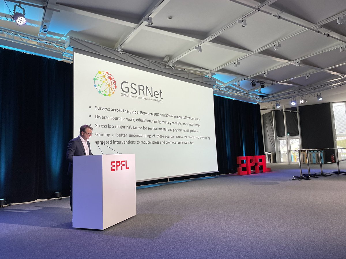 Global Stress and Resilience Network kick-off meeting kicking off at @EPFL_en in Lausanne. Thanks @quervain_de and @homotopykat for the meaningful opening addresses. Welcome everyone and looking forward to many scientific and networking exchanges! @GSRNet_