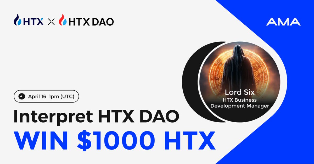 airdropblogs's tweet photo. 🔥#HTXDAO✖️ @airdropblgspot AMA  
⏰1pm (UTC) April 16

Follow @HTX_DAO @HTXCommunity 
Like, Retweet and Tag 2 friends 
Invite friends to join AMA at https://t.co/rJmpbSQ4GN 
Join HTX English Telegram: https://t.co/T6IT68OOpU

Submit UID: https://t.co/HumtmsjLeK https://t.co/1skNrhDY9A