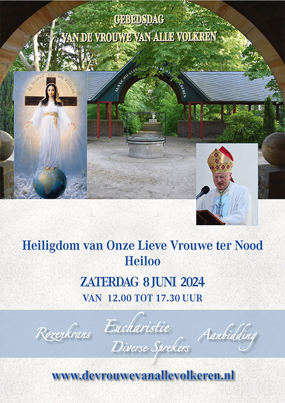 bisdha's tweet photo. Gebedsdag Vrouwe van alle Volkeren - Zaterdag 8 juni - 11.00 uur - OLV ter Nood Heiloo https://t.co/2VaaA8s30t https://t.co/bfUUNarcwO