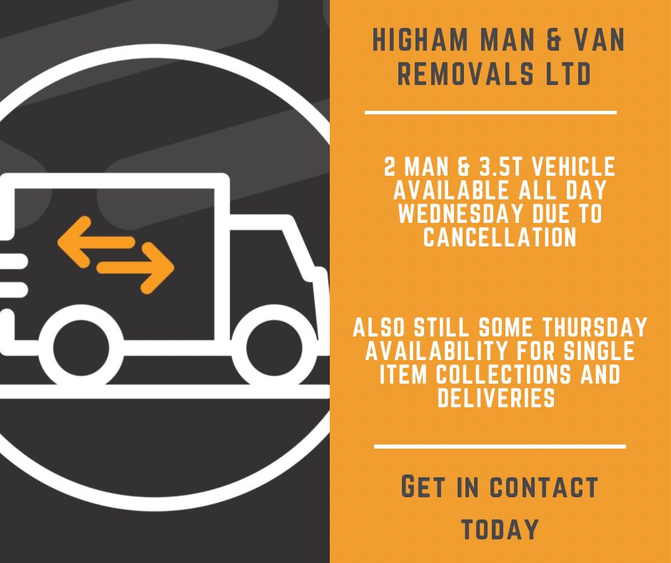 Happy Monday All 👋🏼🗓️ We have Teams available on Wednesday & Thursday if you need any of our services 🚚🚛 #highammanandvanremovals #removals #storage #highamferrers #northamptonshire #supportlocalbusinesses #happymonday