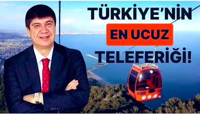 Teleferiği yaptıran AKP'Lİ MENDERES TÜREL, Tutuklanan 15 gün önce seçilen CHP’li Mesut KOCAGÖZ...? Açılışı yapan Bin Ali.. Bırakın Mesut KOCAGÖZ önce yerine bir otursun! Halk Mesut 'Kocagöz'ü CHP'li olduğu için mi tutukladınız' diye soruyor?