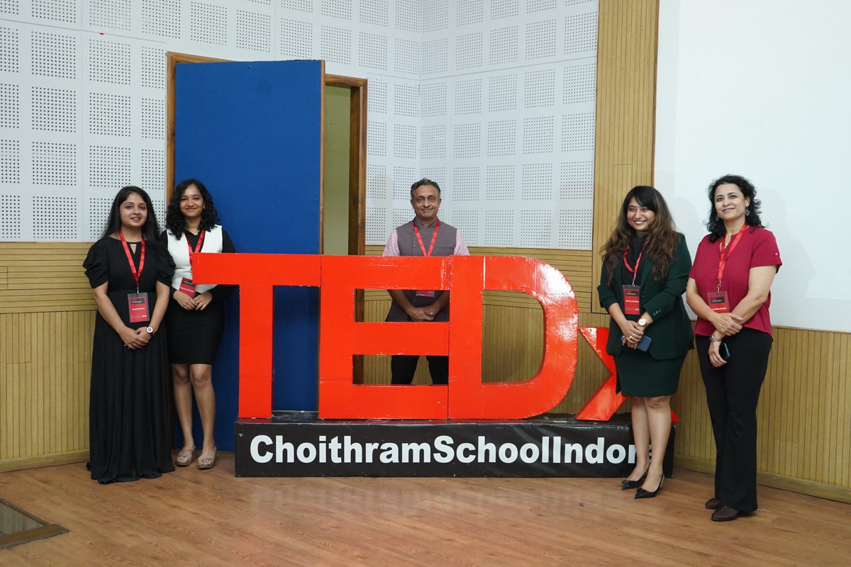 TEDxChoithram's tweet photo. Choithram School Hosts TEDx Event On The Theme ‘The Phoenix Effect' Choithram School, Manik Bagh  proudly hosted TEDxChoithramSchoolIndore, under license from TED, USA on April 13, 2024 being the first school in the city to host the event the fifth time. https://t.co/s4dGZmqg9y