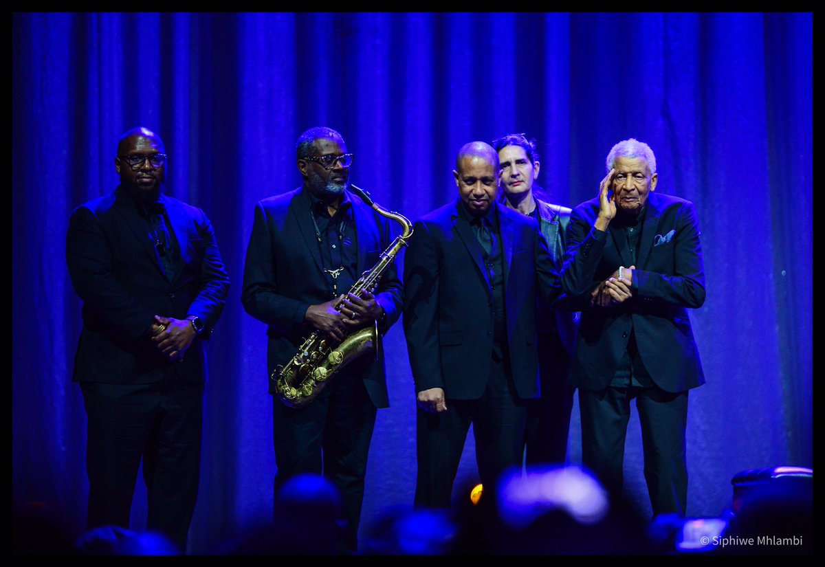 Legendary South African grand master pianist and composer Abdullah Ibrahim performing live at "The Water from an Ancient Well" tour - SunBet Arena, Time Square, Pretoria, Gauteng.
April 14, 2024