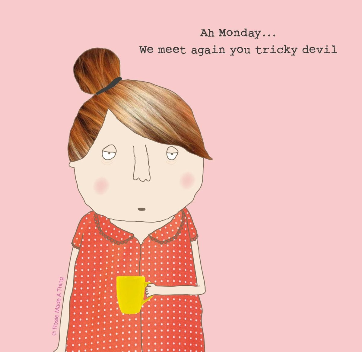 You tricky devil #MondayMood ☕️