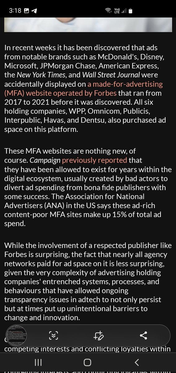 Good article on a large source of online ad fraud, made for advertising sites that divert up to 15% of all ad spend A big reason that $VRA using @Vera_Views can be instrumental in saving Billions of ad dollars from going down the drain