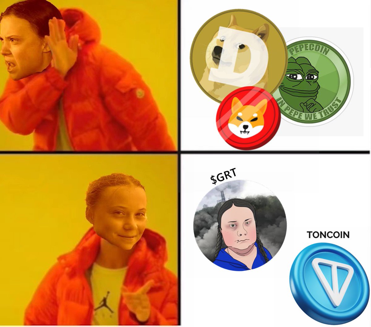 GM #TonRaffles #GretaThunberg #MEME