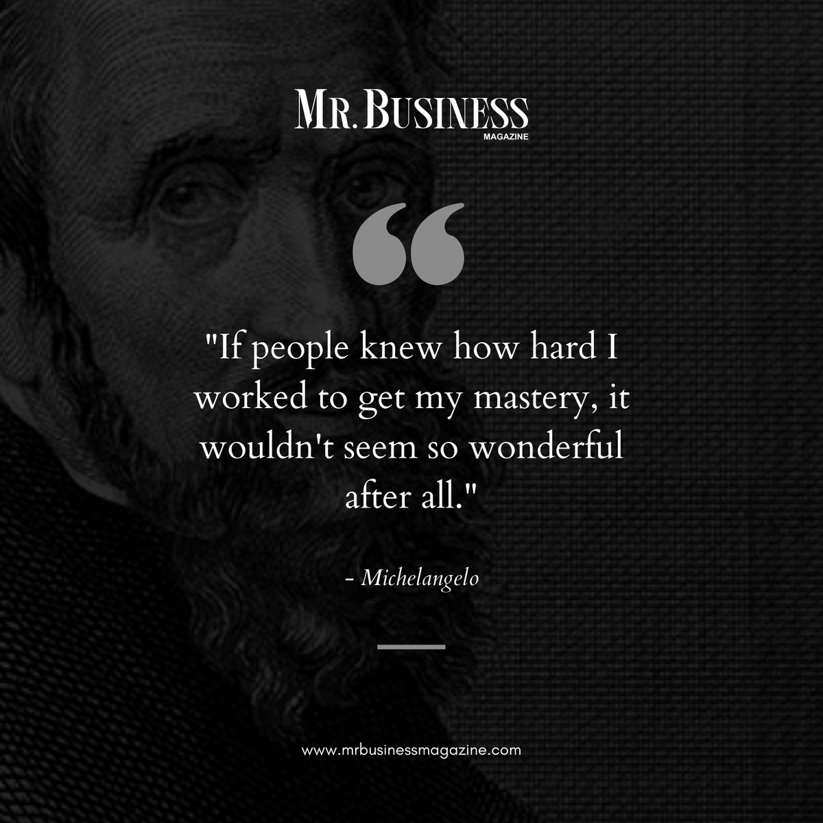 ✔Behind every mastery lies countless hours of hard work and dedication. It's not just magic; it's relentless effort.
For more information 
📕Read  - mrbusinessmagazine.com

#HardWork #Dedication #Mastery #RelentlessEffort #Achievement #Grind #NeverGiveUp #MrBusinessMagazine
