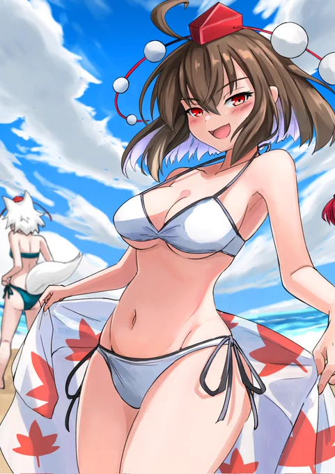#気温が高いので気が早いが水着絵が見たい 