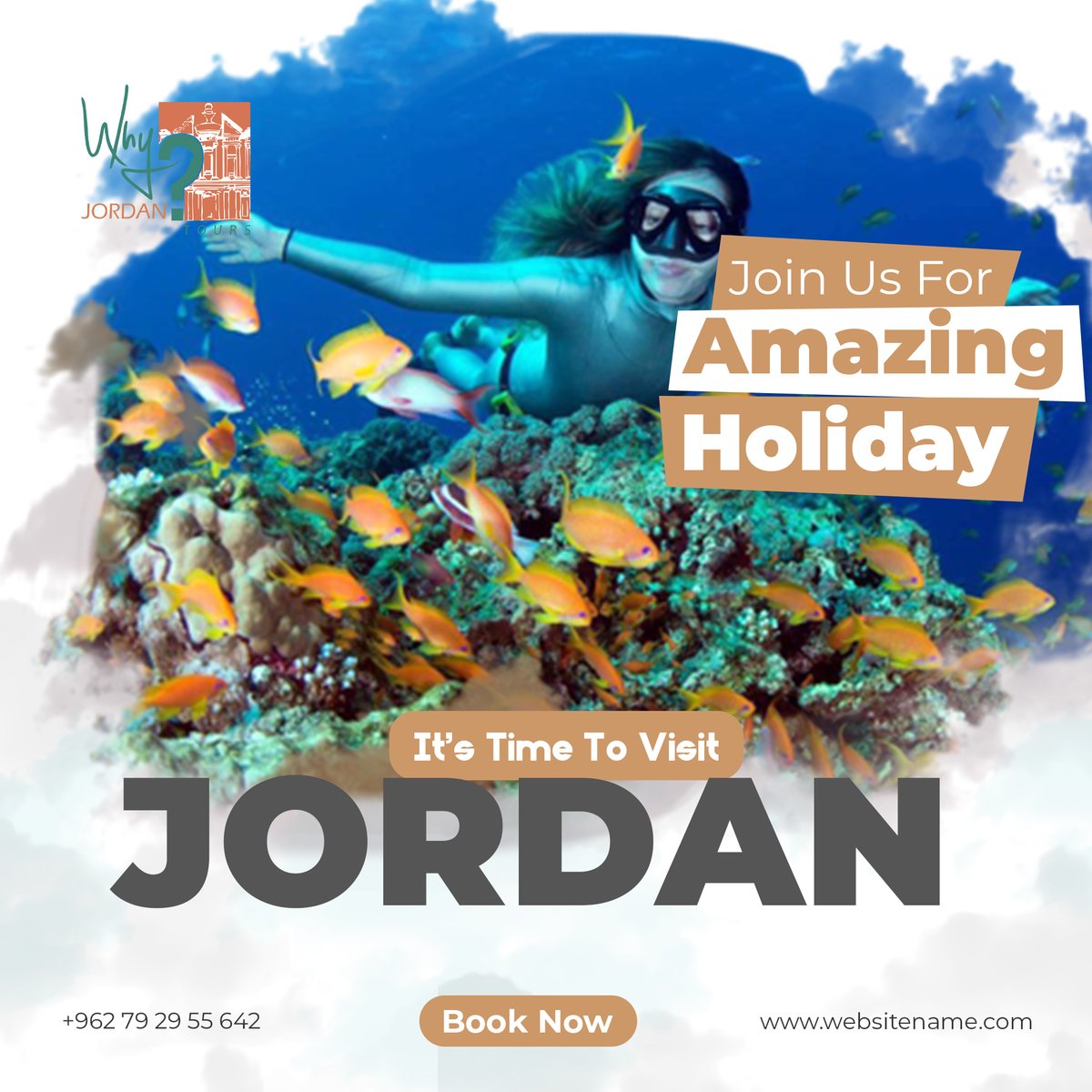 WhyjordanTours's tweet photo. Dive into #Aqaba's vibrant Red Sea!
Explore coral reefs and #marine #wonders.
#AqabaDiving #visitjordan https://t.co/nC6a5pxXEc