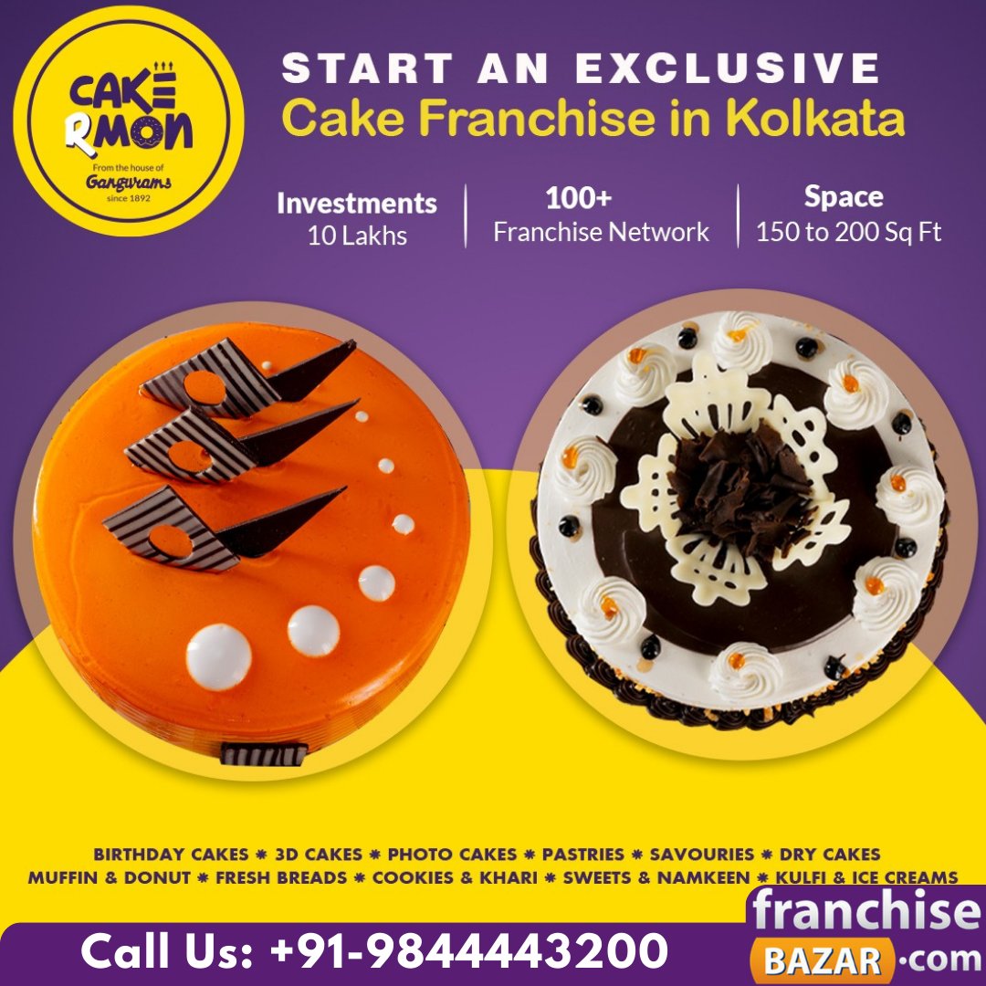 CakeRMon: Transforming Bakery and Essential Commodities Market.
Reach out to us for details about this franchise opportunity.
 +91-9844443200
 franchisebazar.com
#cakefranchise #desertfranchise #cakeshop #bakeryfranchise #franchiseopportunity #lowinvestmentbusiness