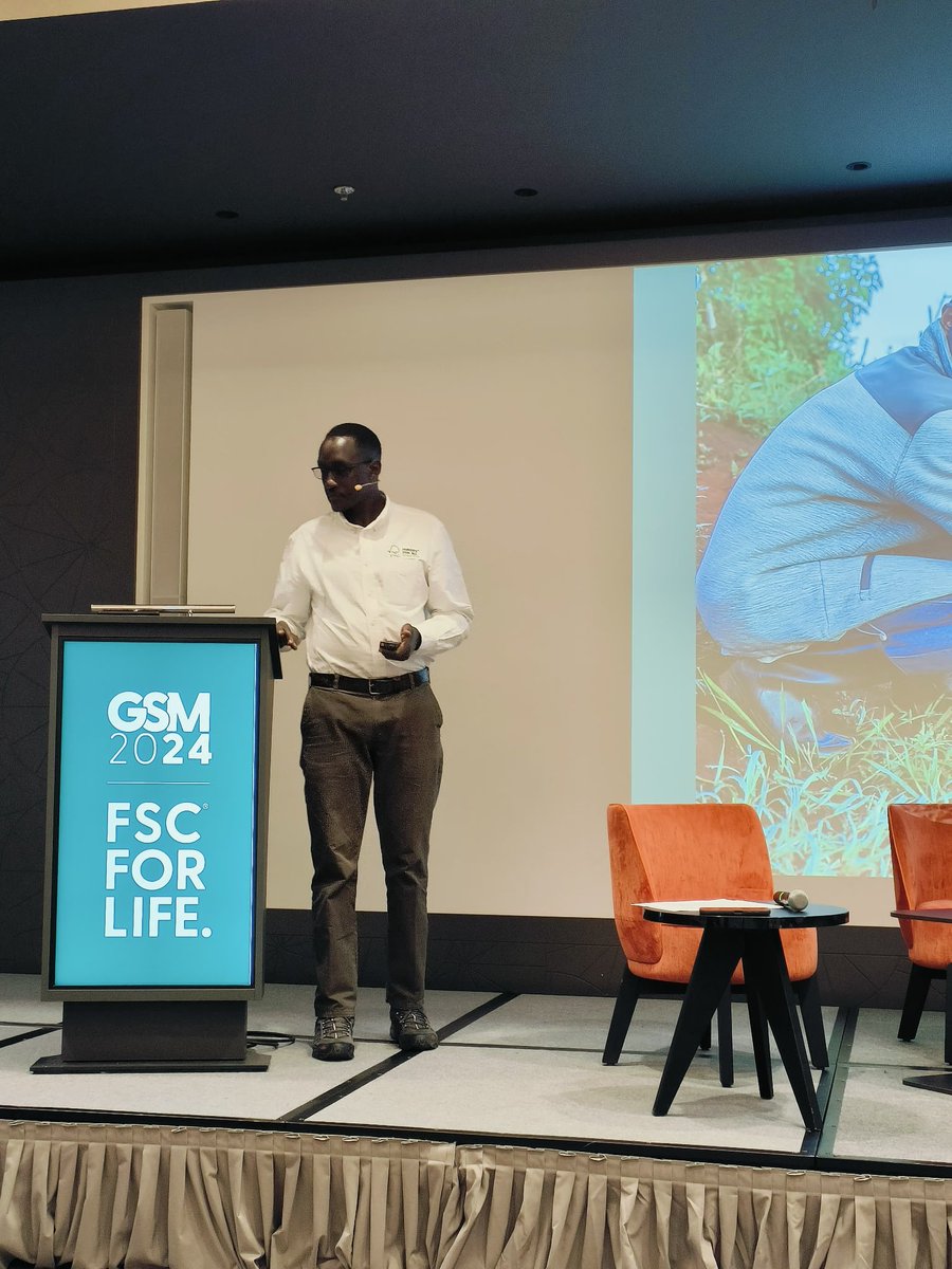 FSC_Africa's tweet photo. This morning, our Regional Director, Peter Alele discusses partnerships and collaboration with the global @FSC_IC staff here in #Cologne, #Germany. #GSM2024 #FSCforLife . @PeterAlele https://t.co/iLpZBB0Bav