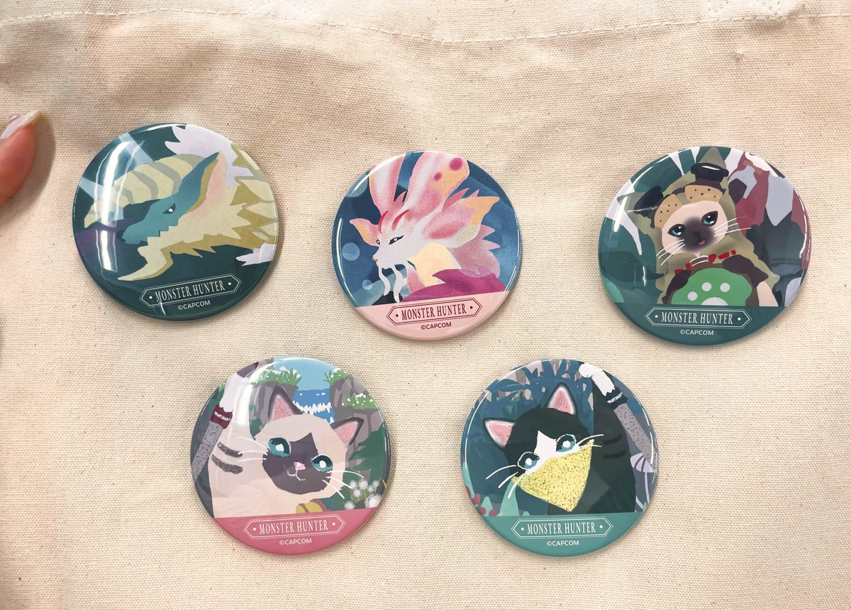 モンスターハンター タマミツネ 缶バッジ アクキー ポストカード