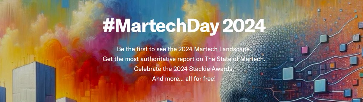 Don't get left behind! Learn how to stay on top of the rapid evolution of marketing, technology, and data requirements in our MarTech Day Webinar on May 7th. #martech #martechday 

Register now! 2.sas.com/6013wFsvX