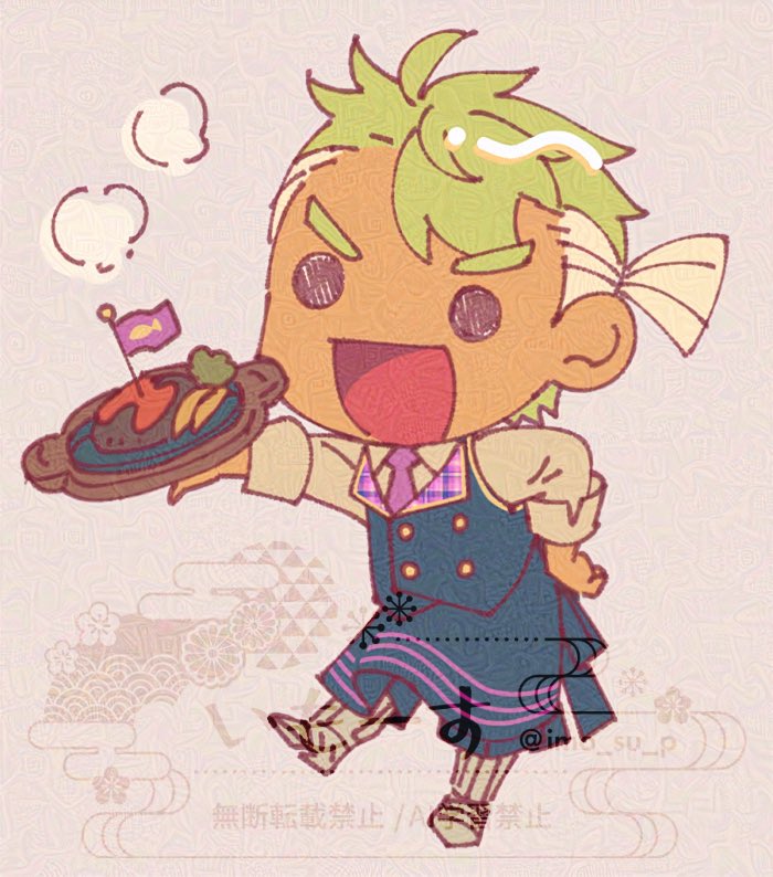 「 無いコラボカフェの無い描き下ろし 」|いもーすのイラスト