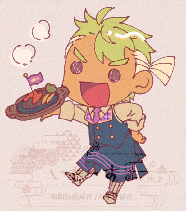  無いコラボカフェの無い描き下ろし 
