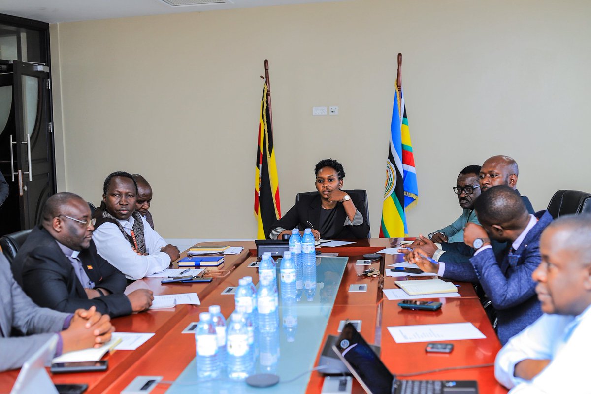 As part of her orientation, today @PNyamutoro @MEMD_Uganda Minister of State for Mineral Development, inspected the Directorate of Petroleum. @NankabirwaRS @irenebateebe @4_dgsm