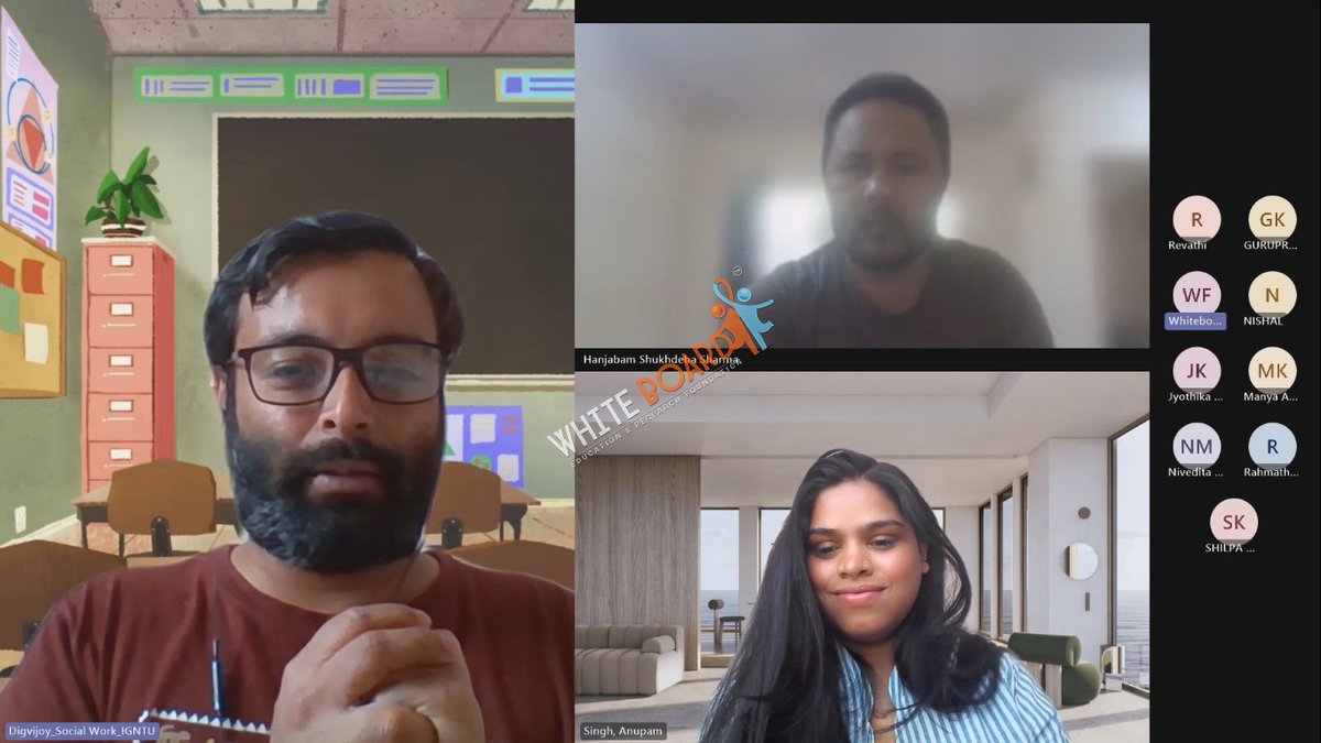 @WhiteboardERF hosted a phenomenal #webinar with @IGNTU, on 'The Ultimate #Guide to Effective #CVWriting’. 

A heartfelt thank you to Ms. Anupam Singh, Strategic & Corporate #HRProfessional, for gracing us with her expertise. 
#HR #Tips #student #Careers #CareerGuide #Session