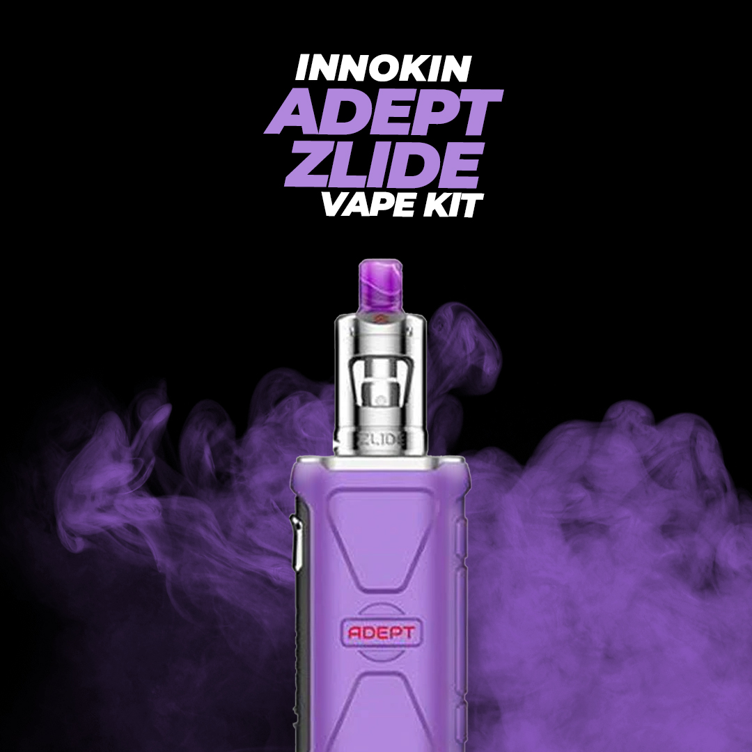The Vape Giant introduces the Innokin Adept Zlide Vape Kit, a reliable and stylish device suitable for both beginners and experienced vapers, ensuring quality and performance. For order - rb.gy/hguniz #innokinadeptzlide #vapekit #Vapestore #vapeuk