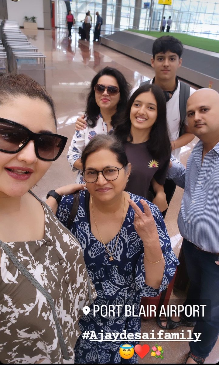 Rashami's family vacation at Portblair. #RashamiDesai