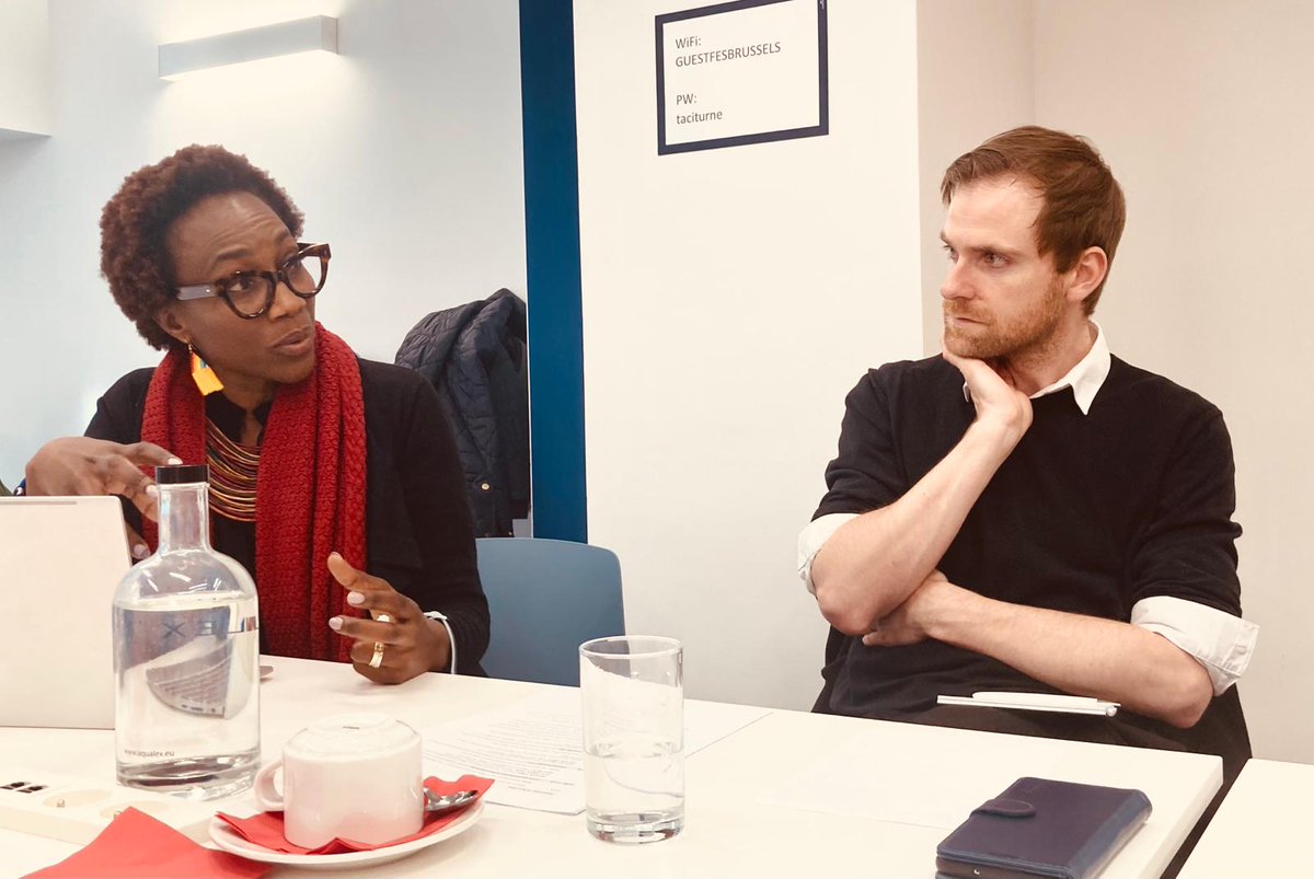fes_ampc's tweet photo. #migration #MigrationPolicy #EUAfrica 

(1/6) We were in Brussels 🇪🇺 last week with 5️⃣ African migration policy experts (non-state actors). We had meetings with #MEP s, officials from #EUCOM and member states, researchers and other migration experts. A few observations 👇🏽 https://t.co/EOxkIYgCTS