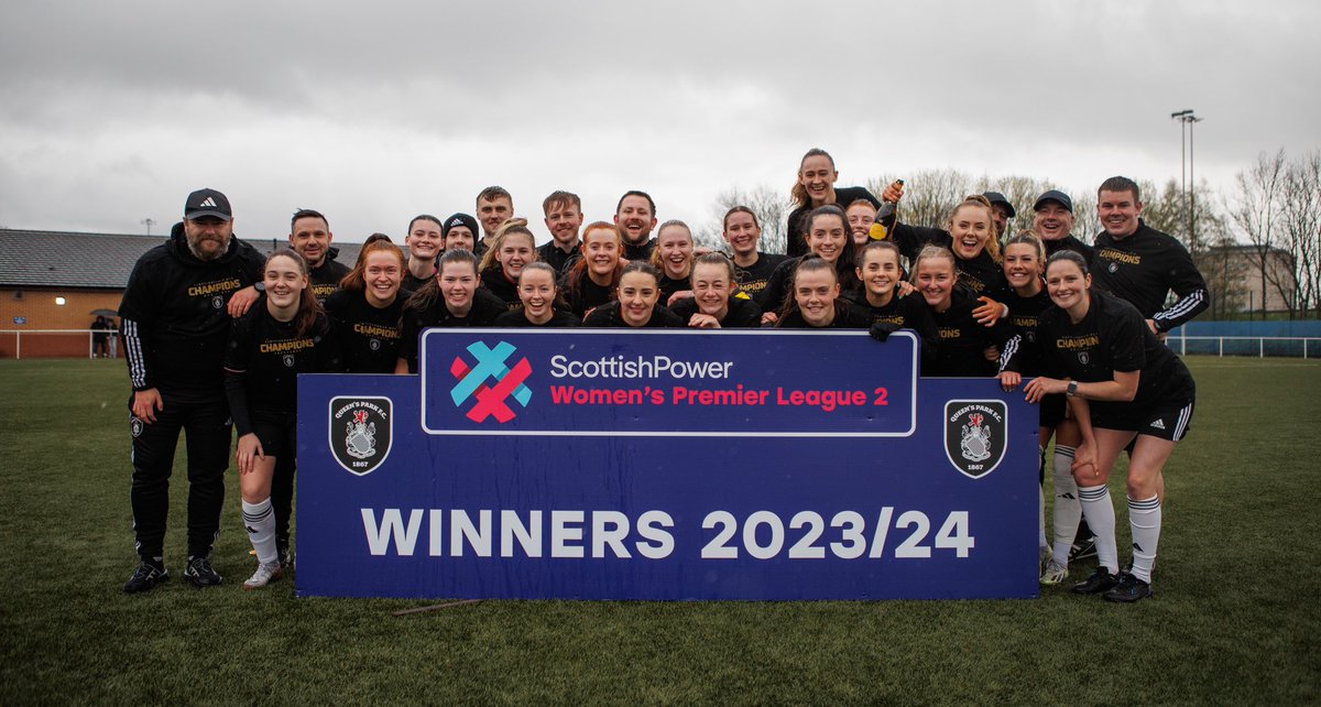 Happy Monday to the @QueensParkWFC / @queensparkfc fans today 🤩 We'll see you on the 12th of May for the trophy presentation... 🏆👋 📸 @QueensParkWFC / @iancairns