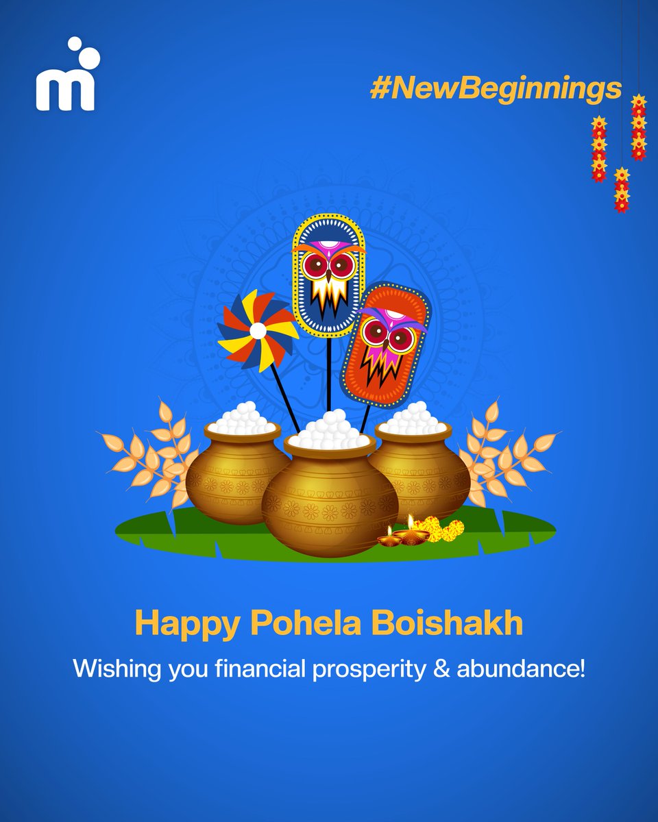 May the colors & festivities of this Pohela Boishakh bring a shower of financial blessings along with abundant opportunities your way🎉Wishing everyone a happy new year filled with auspicious #NewBeginnings & happiness😊🙏 #PohelaBoishakh #FestiveJoy #FastCash #Fintech #mPokket