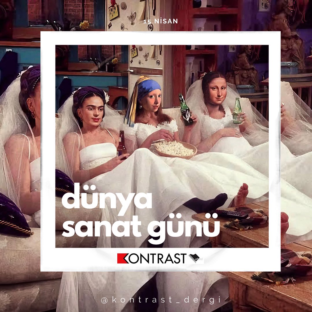 15 Nisan Dünya Sanat Günü Kutlu Olsun 🖼️ #kontrastdergi #afsad #ankara #15nisandünyasanatgünü #art #artwork #artday #artdaily