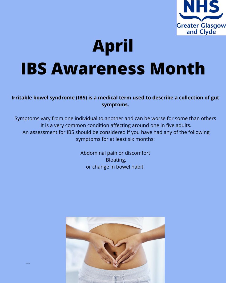 April is IBS awareness month @BDA_Dietitians @BDAWOSBranch @NHSGGC