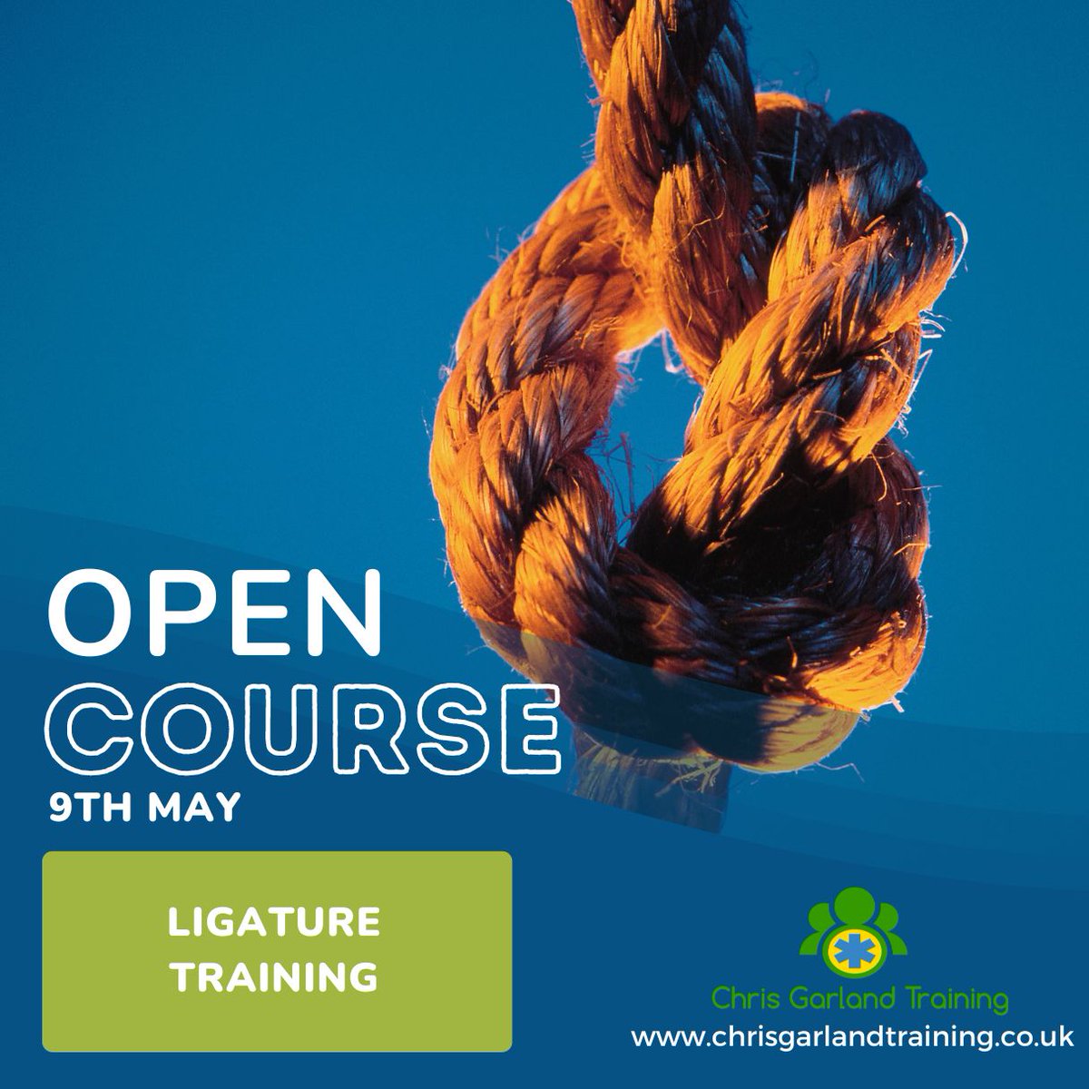 This highly practical ligature training course is aimed at those who need to undertake “ligature rescue”/ “anti-ligature” / “ligature response” training and who hold an in-date first aid certificate. Find out more about this course here: chrisgarlandtraining.co.uk/courses/ligatu… #LigatureTraining