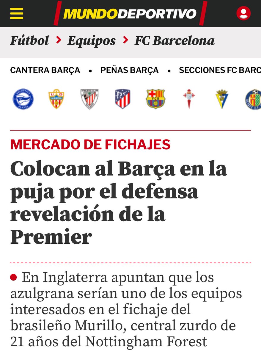 Señores de Mundo Deportivo Ante la aparición de esta noticia hoy en su diario, me gustaría darles unos pequeños consejos para que el humo que lancen suene al menos creíble 1. Busquen posiciones en las que el Barça REQUIERA reforzarse (la posición de central NO es una de ellas)…