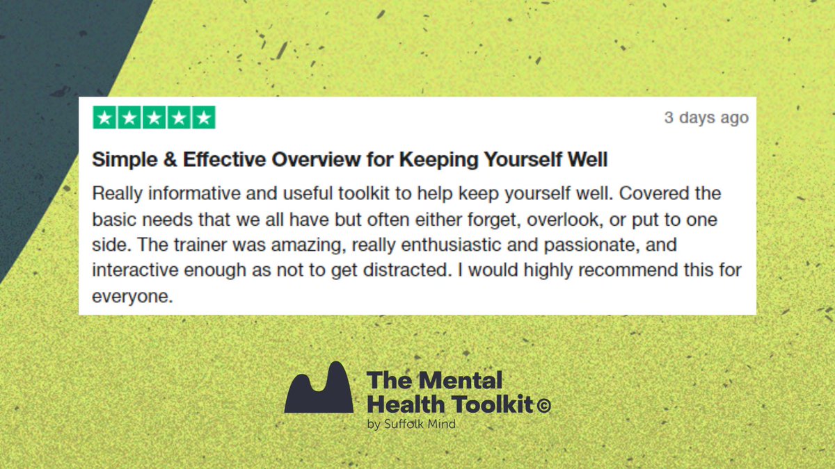 Keep the @Trustpilot reviews coming! 😍

We love seeing how our training has made a difference in your personal and professional lives.

If you've completed our training and you'd like to leave a review, we'd be so grateful! ➡️ uk.trustpilot.com/review/thement…

#MentalHealthTraining