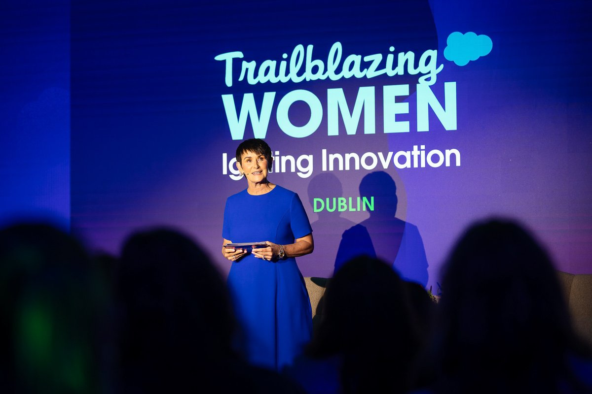 Ready to step out of your comfort zone and blaze your own trail? Carolan Lennon, Salesforce Ireland Country Leader, shares her advice on taking chances and embracing new opportunities: sforce.co/3TVd5eW