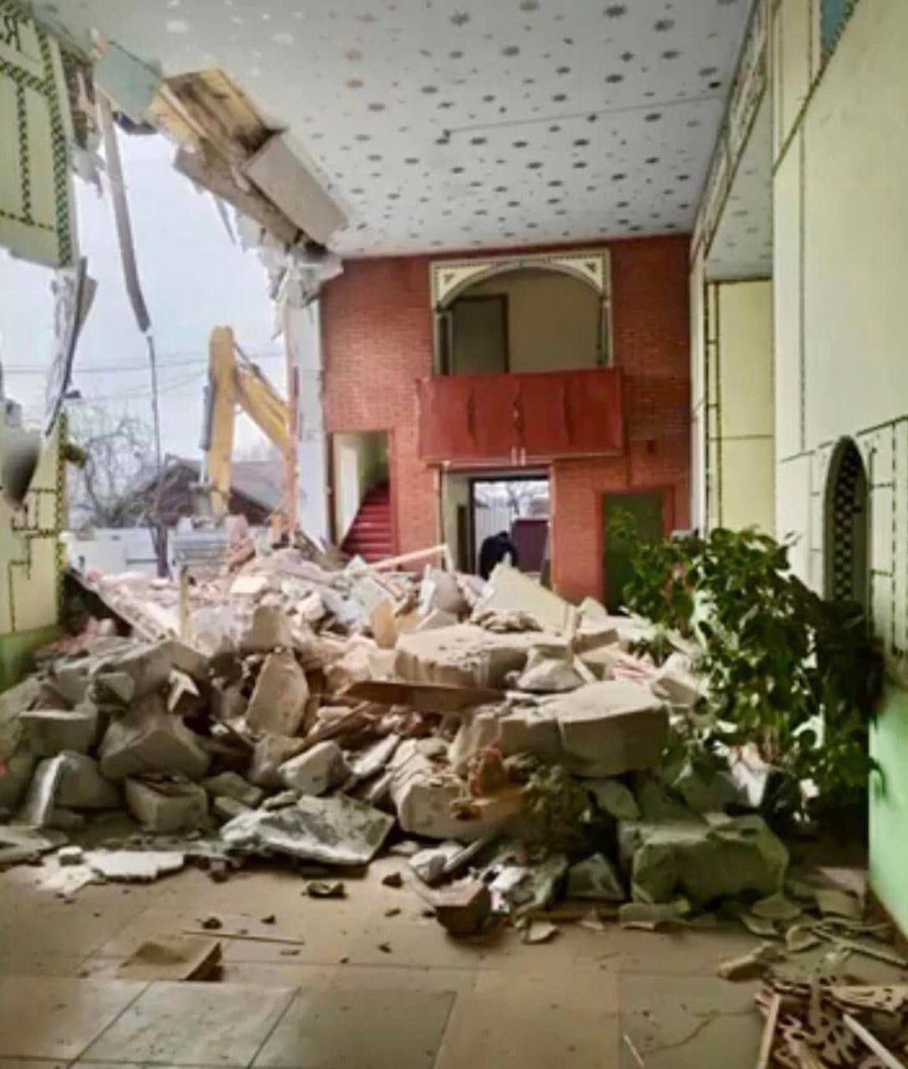 Russia demolished the only Ukrainian Orthodox Church in the country, located in the Moscow suburb of Noginsk. They didn't just close it - they destroyed the building itself.