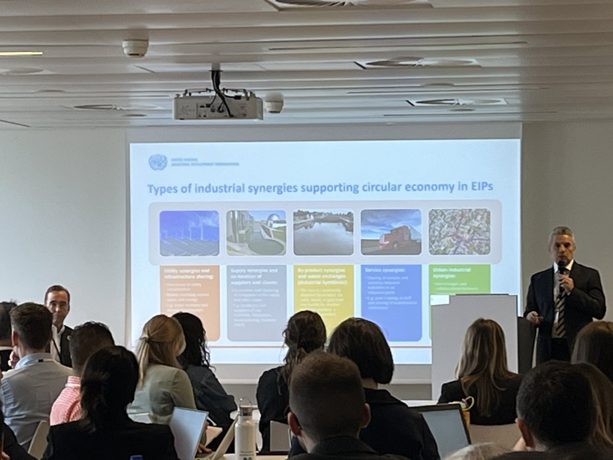 Today is the start of the @WorldCircular in Brussels - kicking off with a workshop by @UNIDO on #ecoindustrialparks - already met @ReLondon_ceo @SlendyDiaz with Elin Bergman and Sofia Sundström - get your #circulargameon! @CEC_LDN @CircularEClub @CIWM @soenecs @TechTakeback