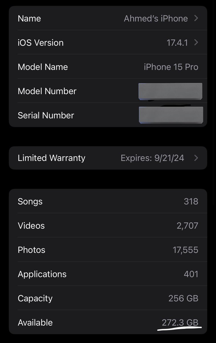 Got a free storage upgrade from Apple!!!

Thanks Tim!

Jokes aside, I just opened the settings app to check my iPhone storage and this is what I see???? I’m confused!

<a href="/Apple/">Apple</a> 
<a href="/AppleSupport/">Apple Support</a> 
#iPhone15Pro #Apple #WeirdBug