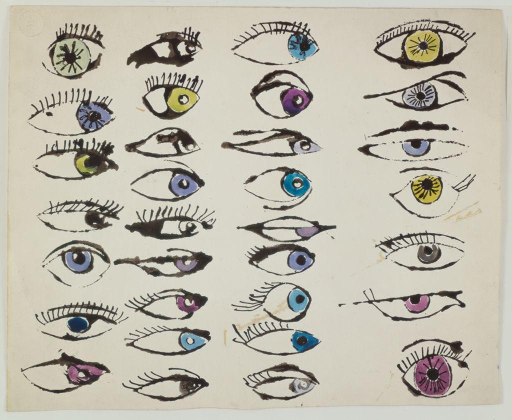 Andy Warhol, Eyes, 1952