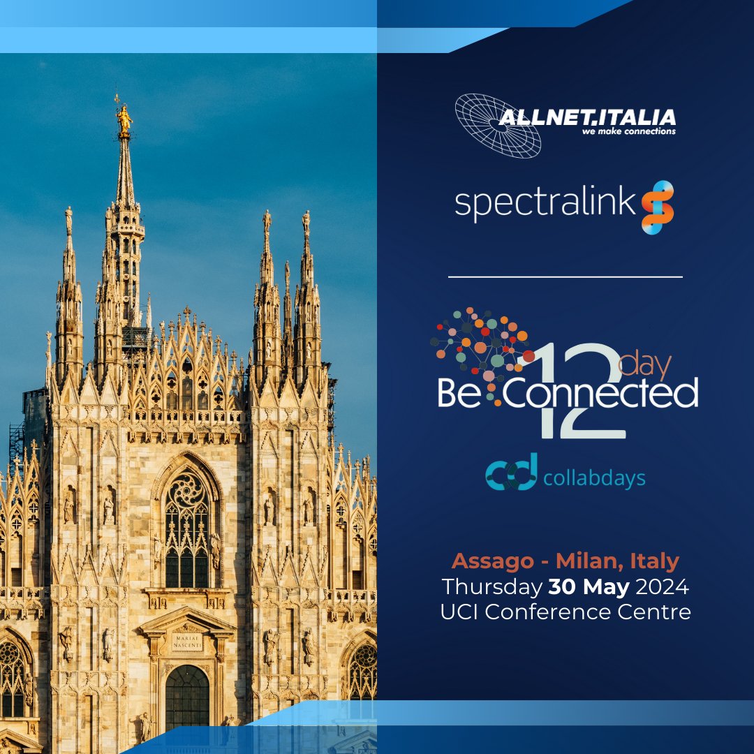 Unisciti al team di <a href="/Allnet/">allnet</a> per un'immersione nell'ecosistema <a href="/Spectralink/">Spectral Ink</a> dedicato alla mobilità aziendale. Ti aspettiamo per esplorare insieme le ultime novità!

#beconnectedday #bcd12 #collabdaysitaly