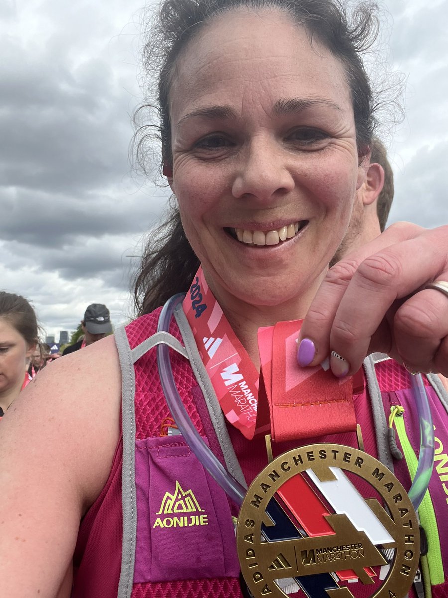 #MedalMonday 
Thank you <a href="/Marathon_Mcr/">Manchester Marathon</a> for a great event -  my 2nd marathon and big pb 🤩